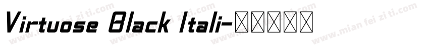 Virtuose Black Itali字体转换